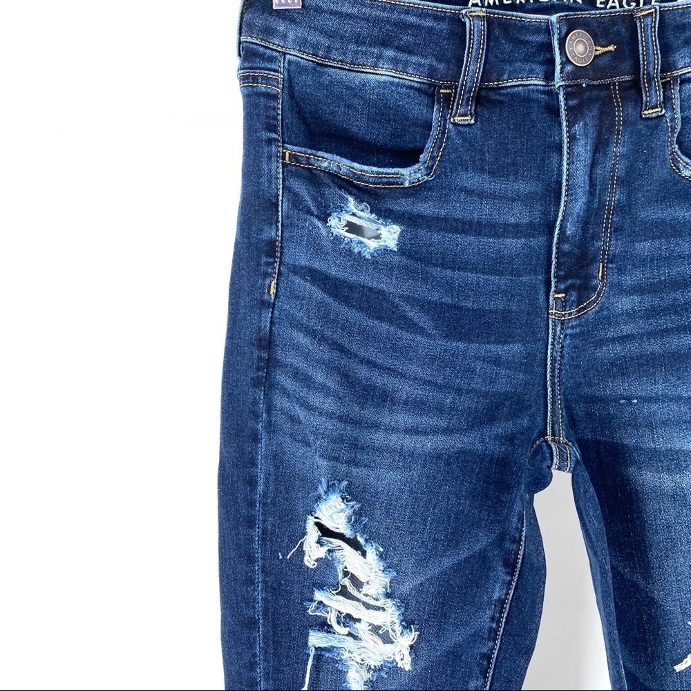 AE Ne(x)t Level Ripped High-Waisted Jegging - Picture 3 of 8